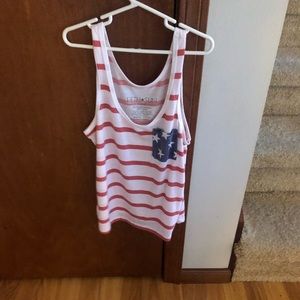 American flag crop top